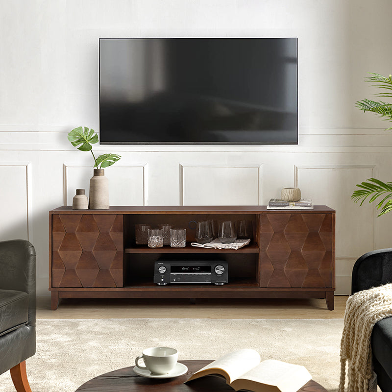 Kelly Clarkson 3D Geometric TV Stand for 78 Inch TVs