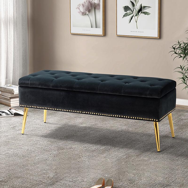 Lenore Upholstered Storage Bench - Hulala Home