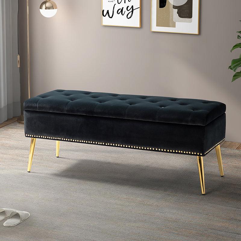 Lenore Upholstered Storage Bench - Hulala Home