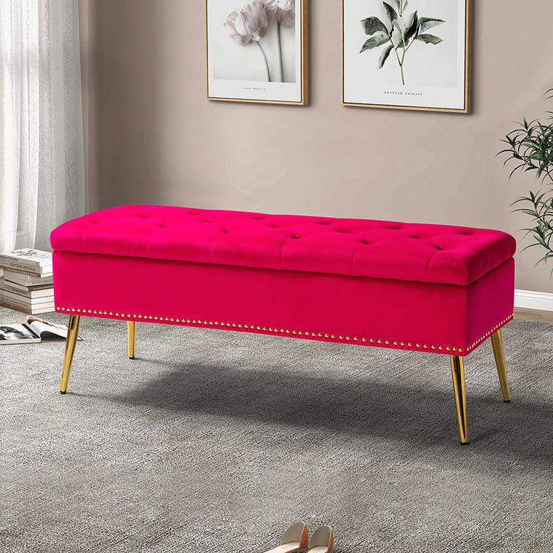 Lenore Upholstered Storage Bench - Hulala Home