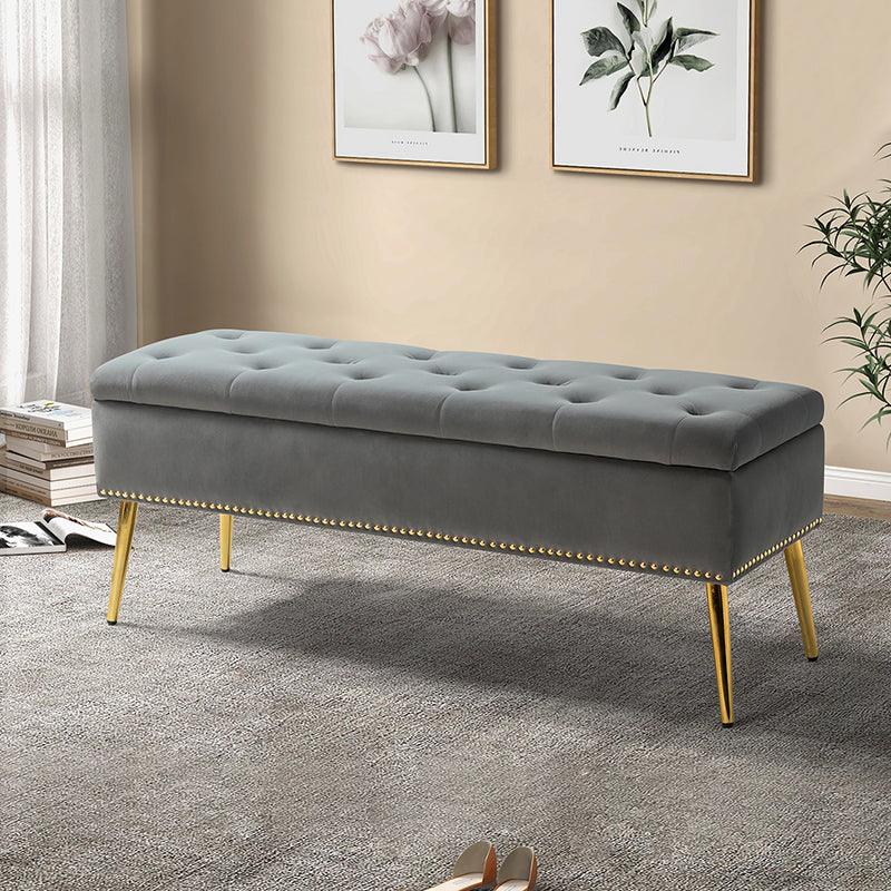 Lenore Upholstered Storage Bench - Hulala Home