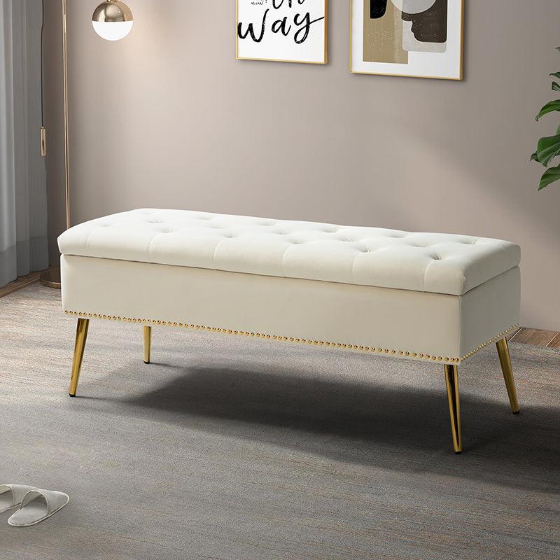 Lenore Upholstered Storage Bench - Hulala Home