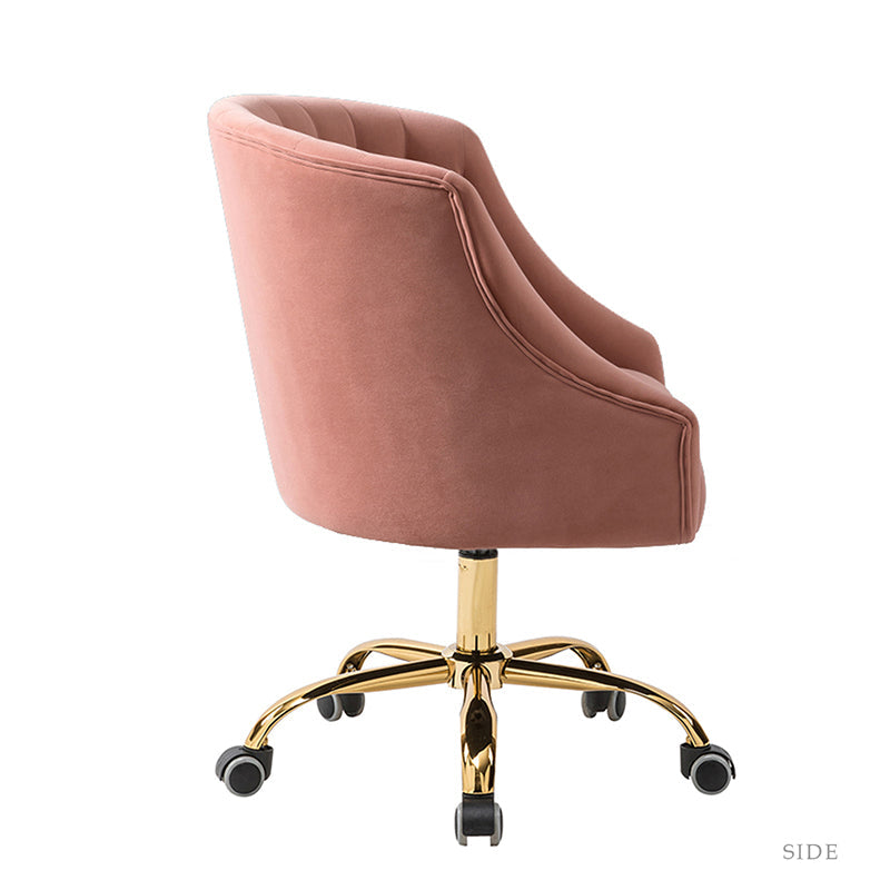 Penelope Velvet Tufted Office Chair