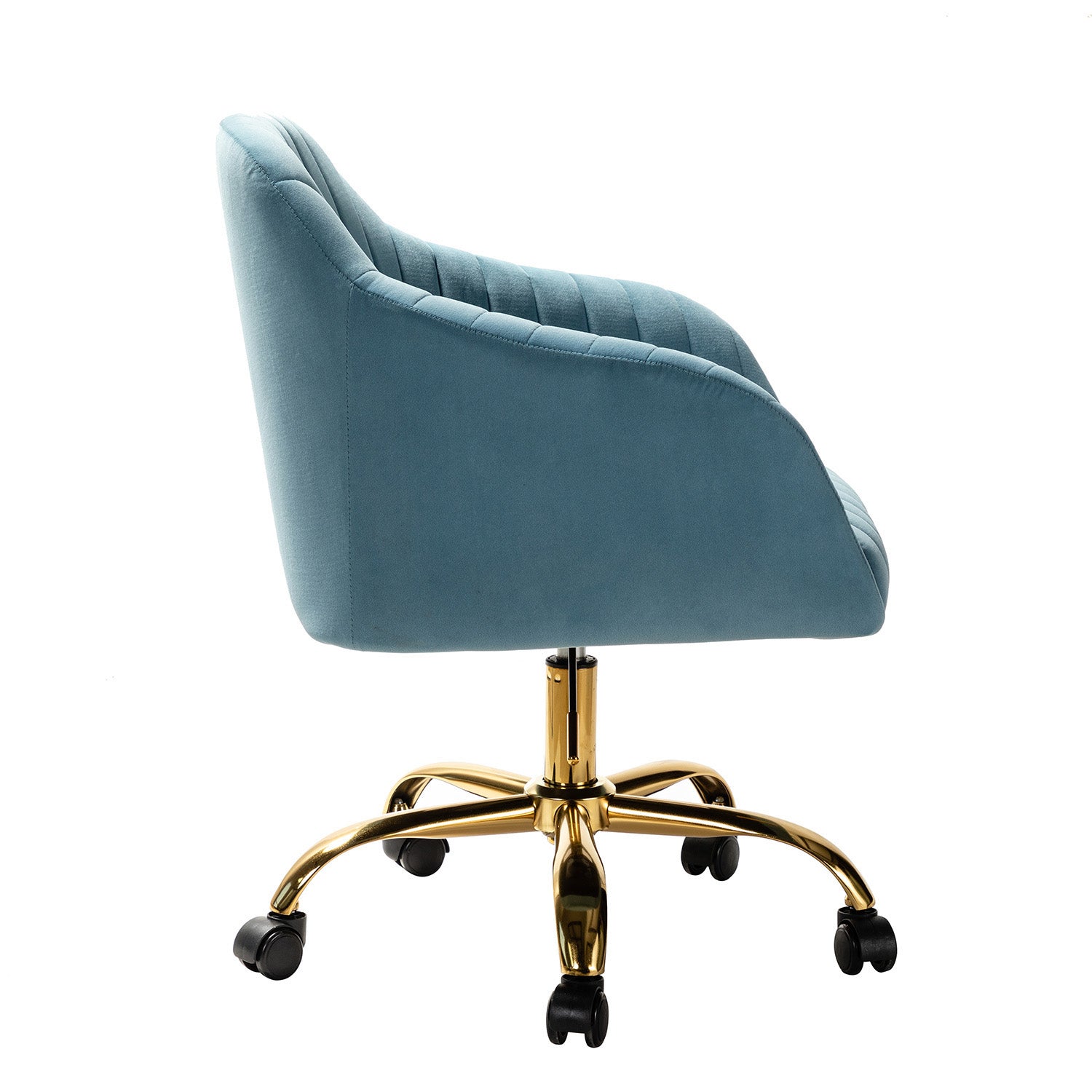 Bright Velvet Office Chair