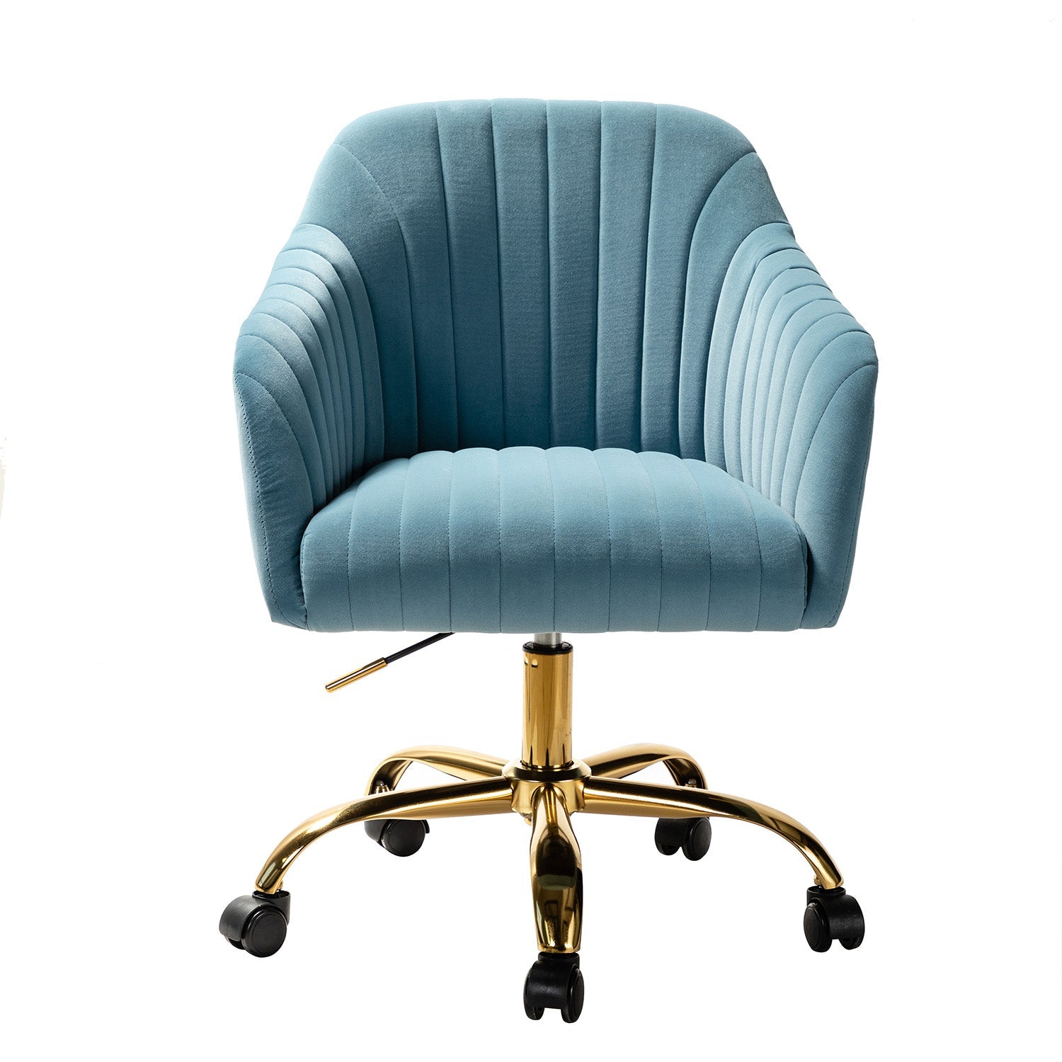 Bright Velvet Office Chair