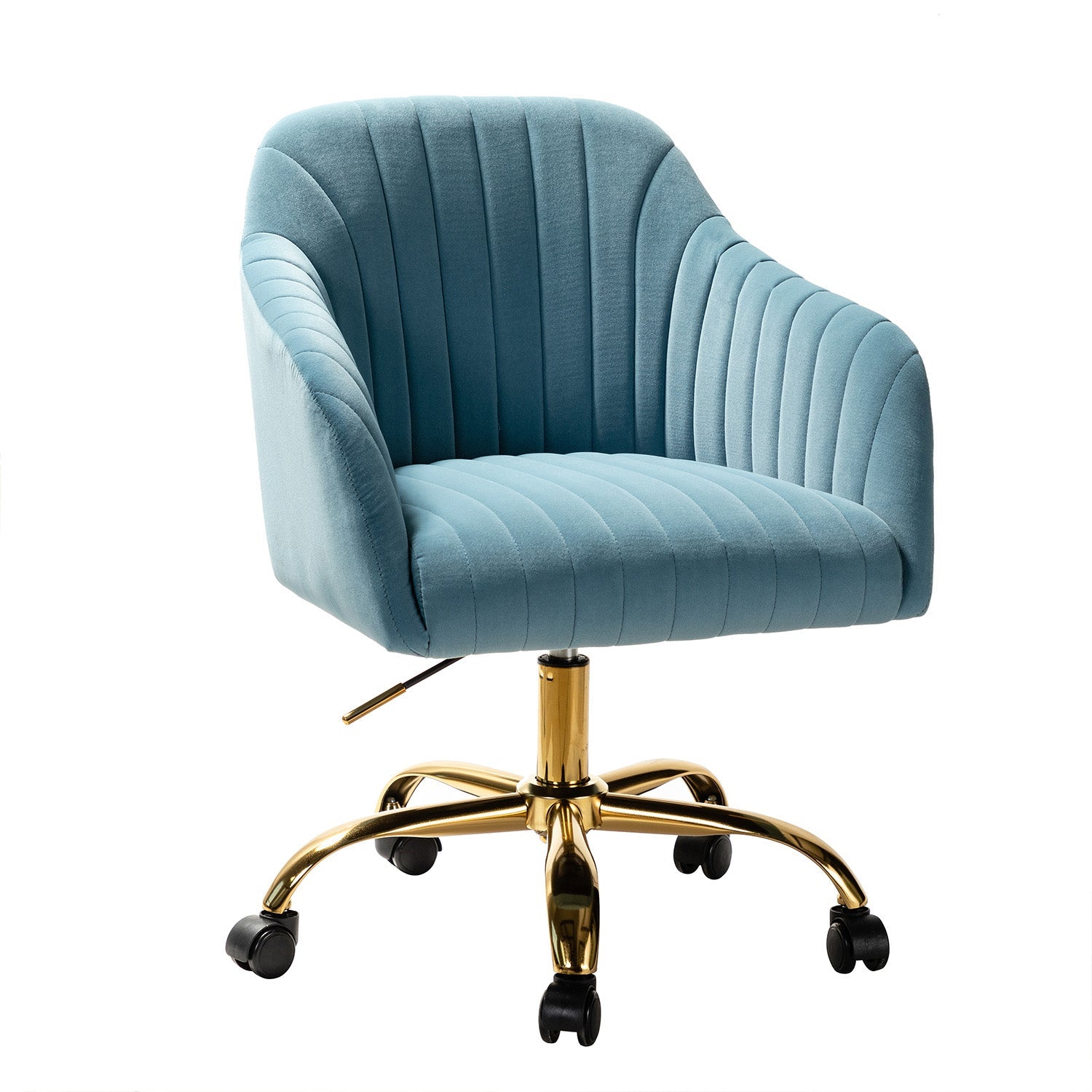 Bright Velvet Office Chair