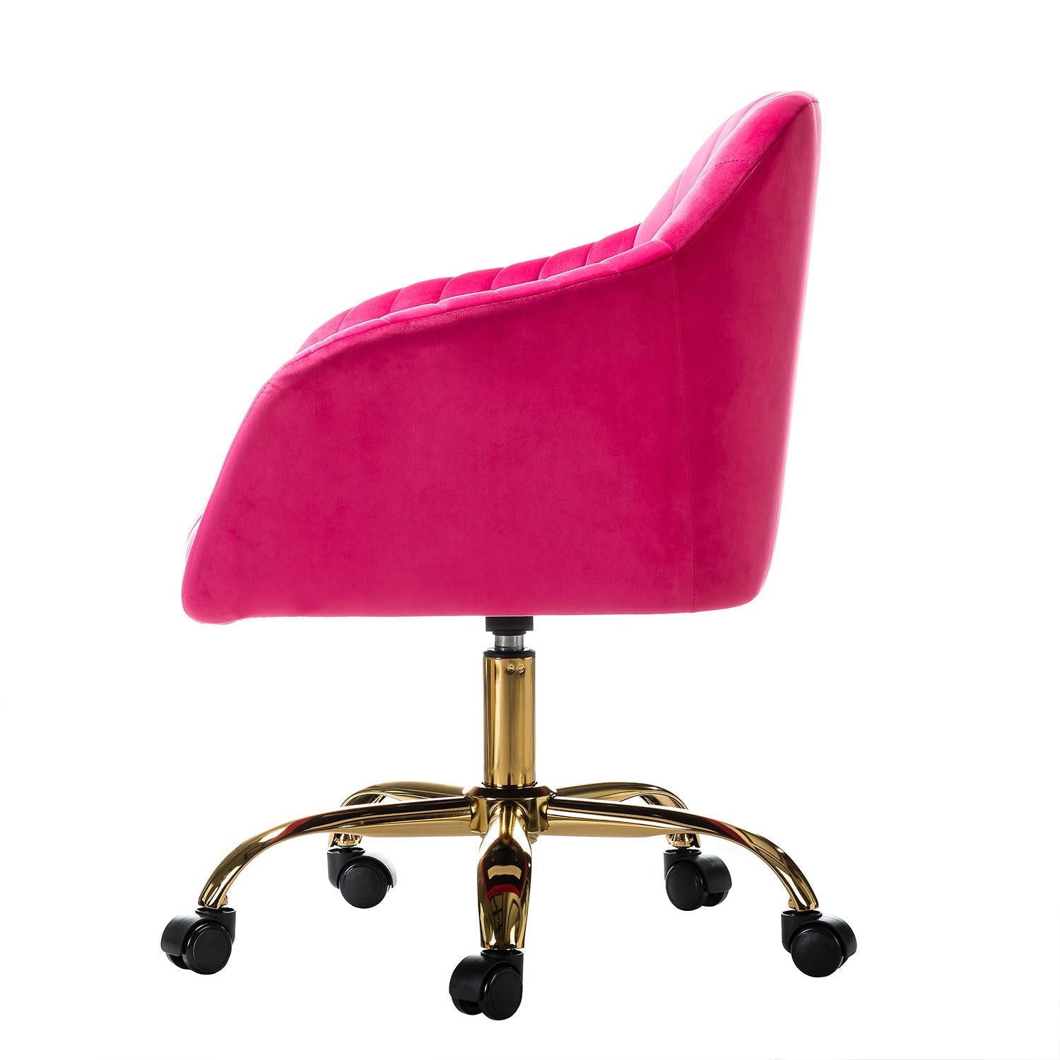 Bright Velvet Office Chair