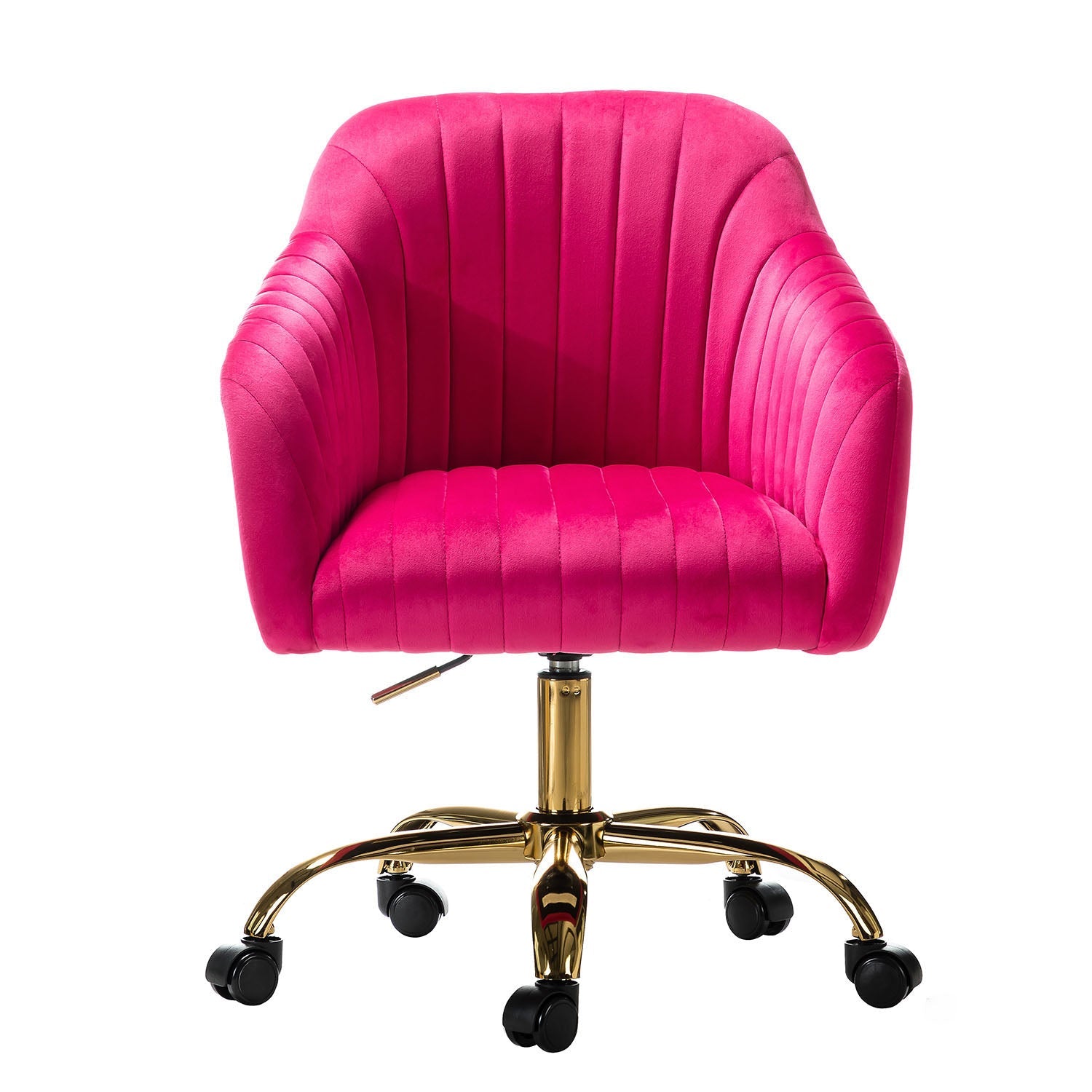 Bright Velvet Office Chair