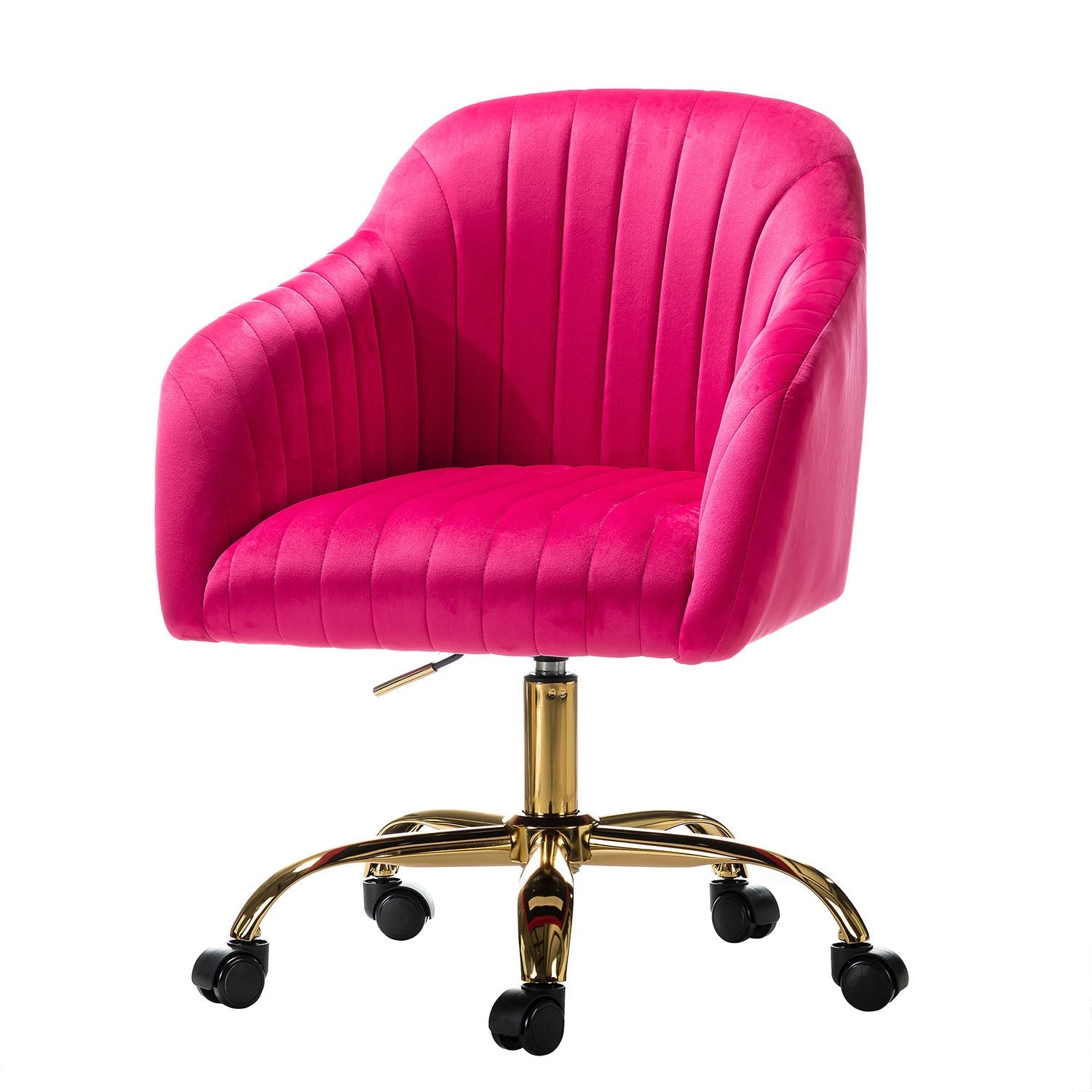 Bright Velvet Office Chair