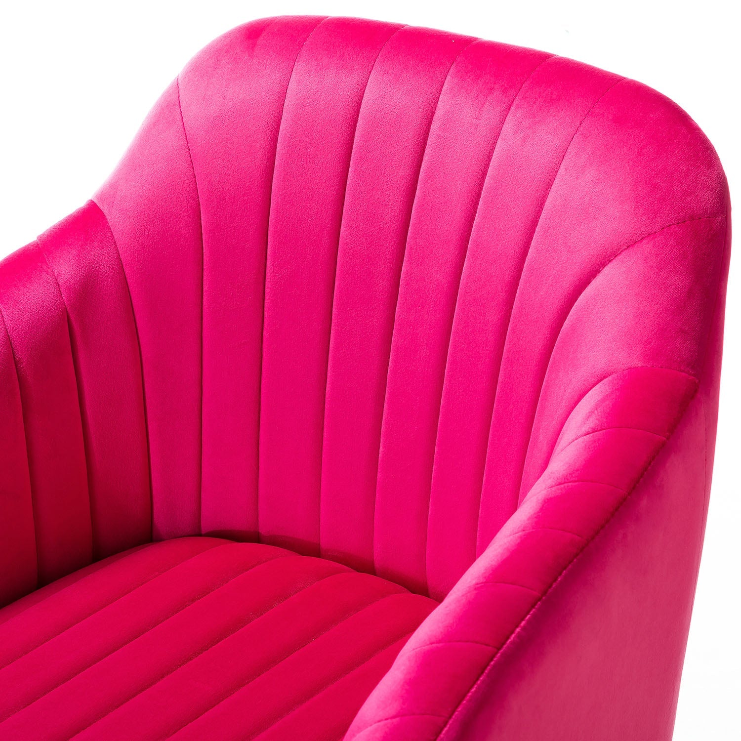 Bright Velvet Office Chair