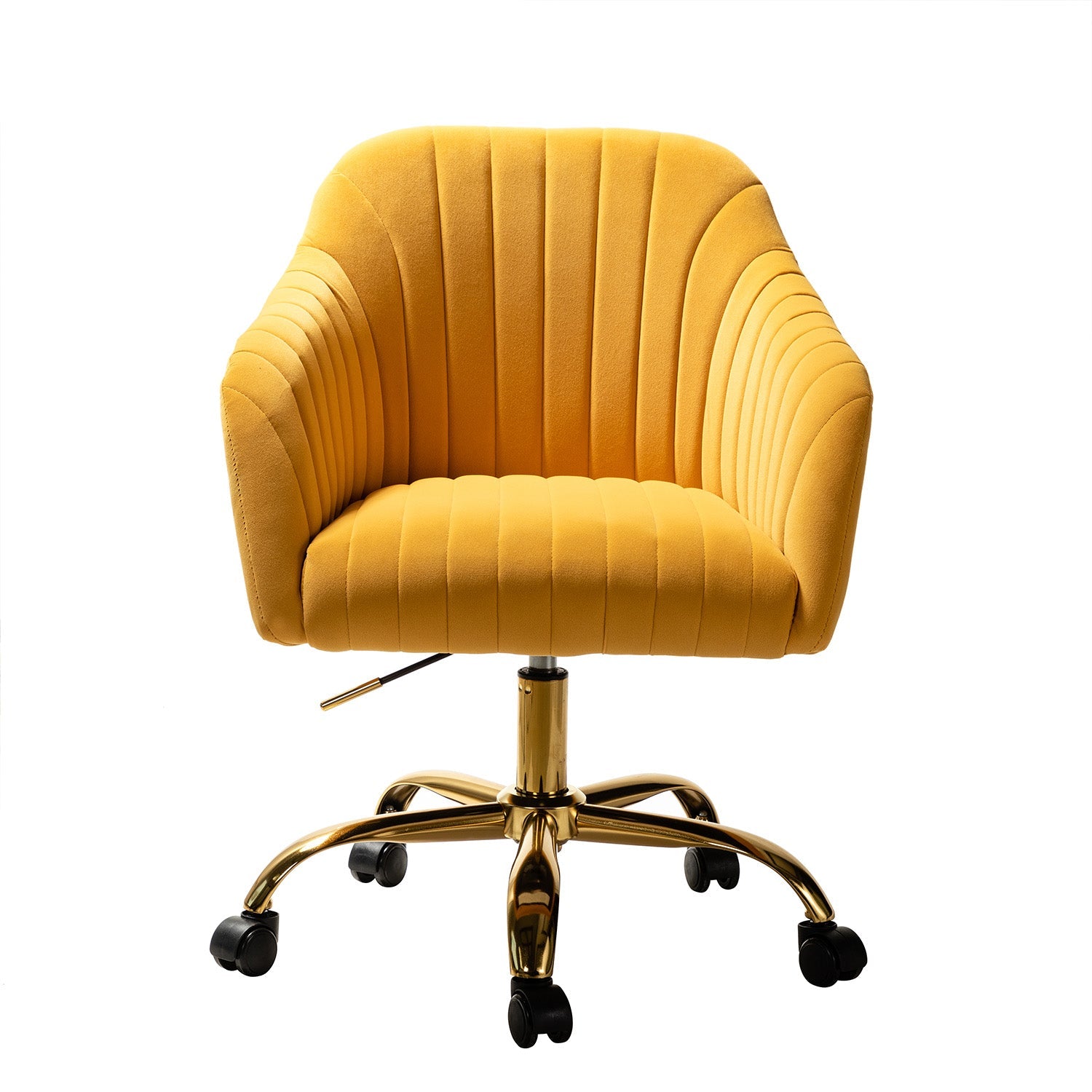 Bright Velvet Office Chair