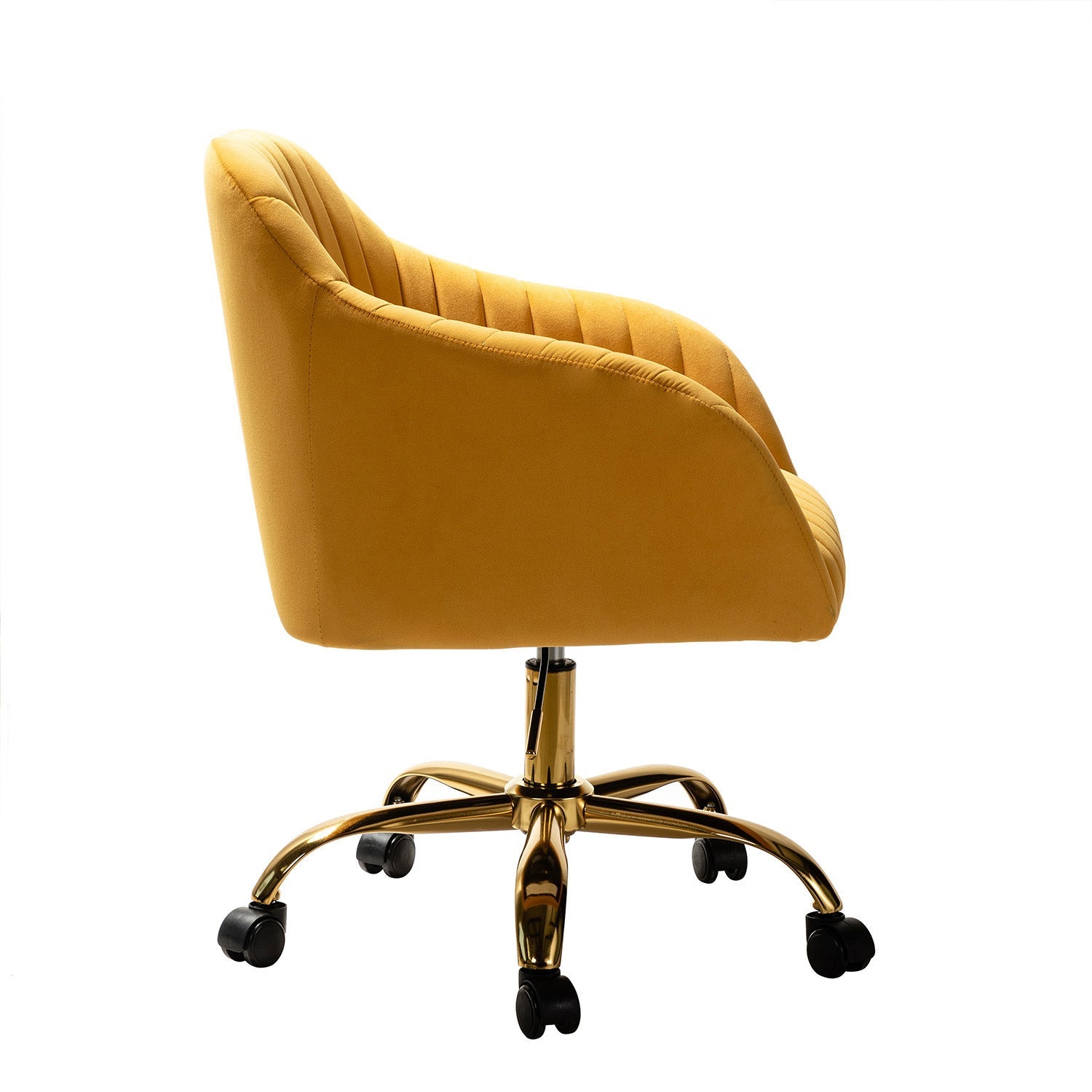 Bright Velvet Office Chair