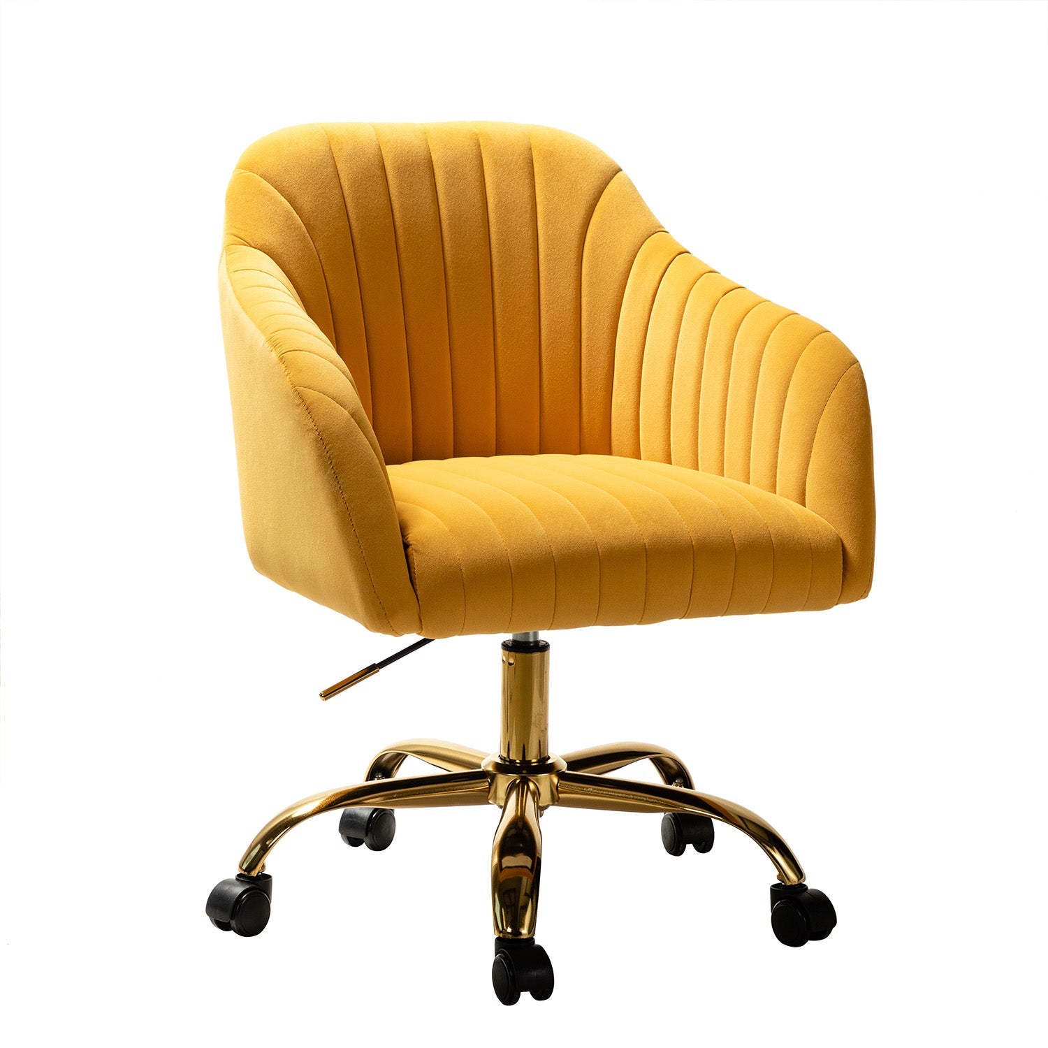 Bright Velvet Office Chair