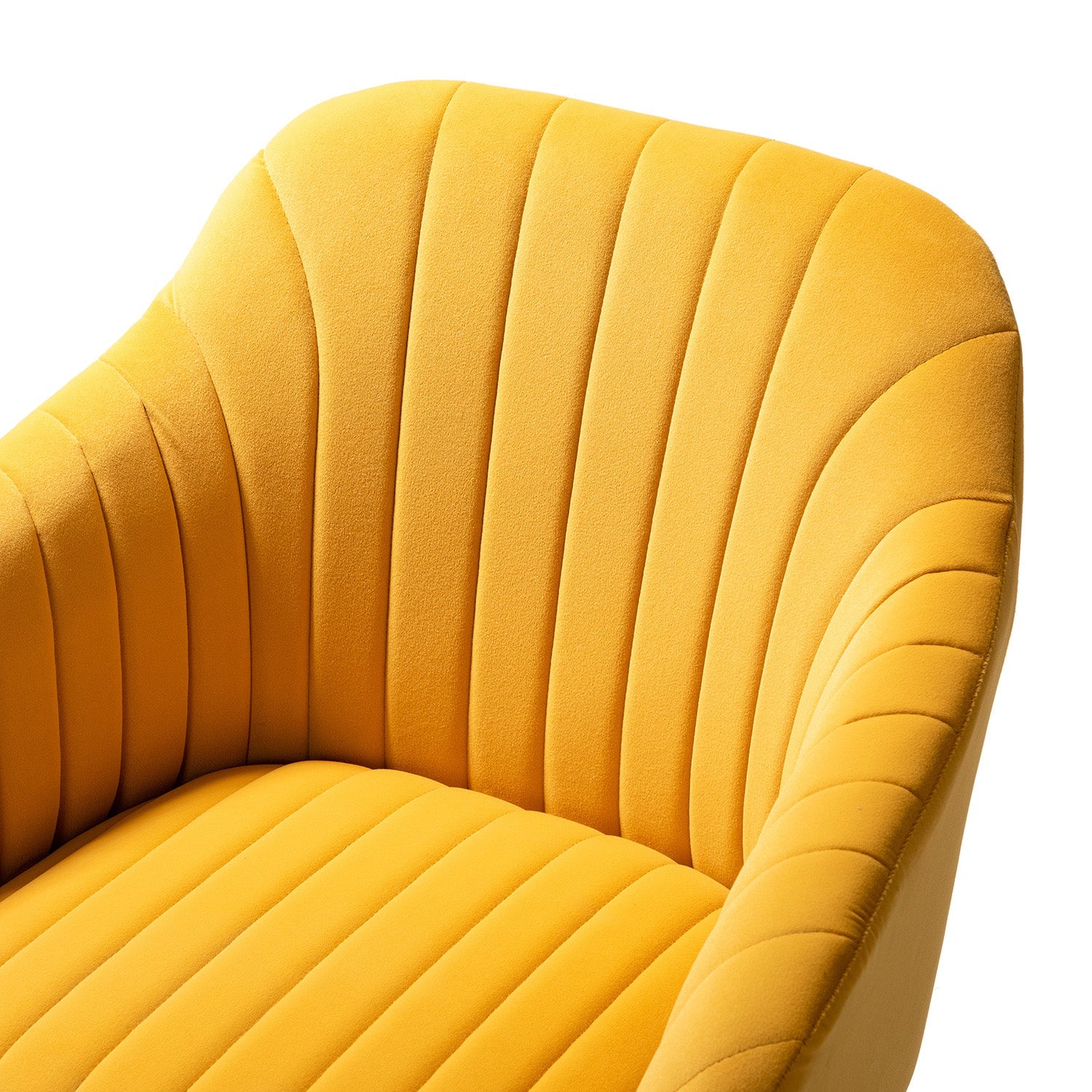 Bright Velvet Office Chair