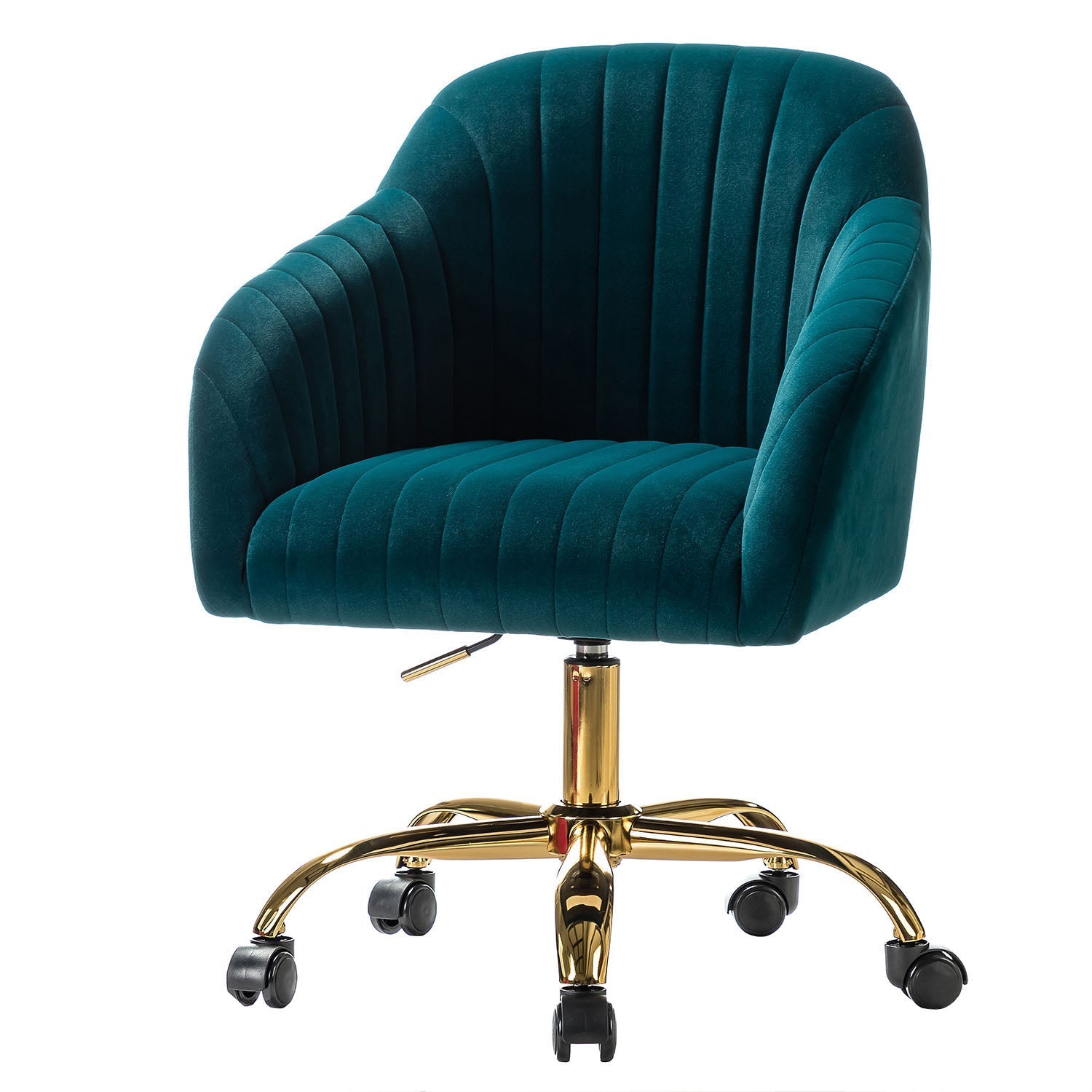 Bright Velvet Office Chair