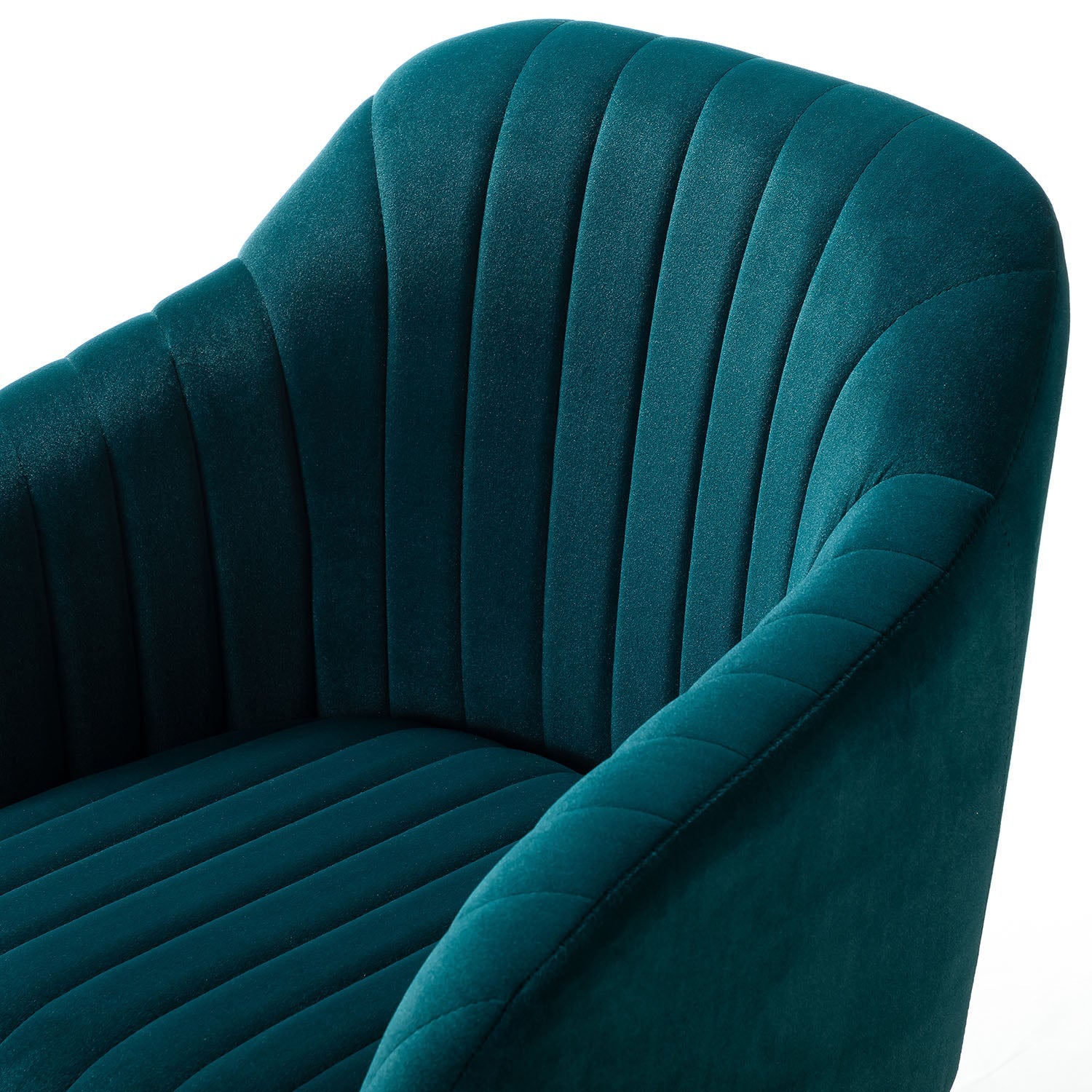 Bright Velvet Office Chair