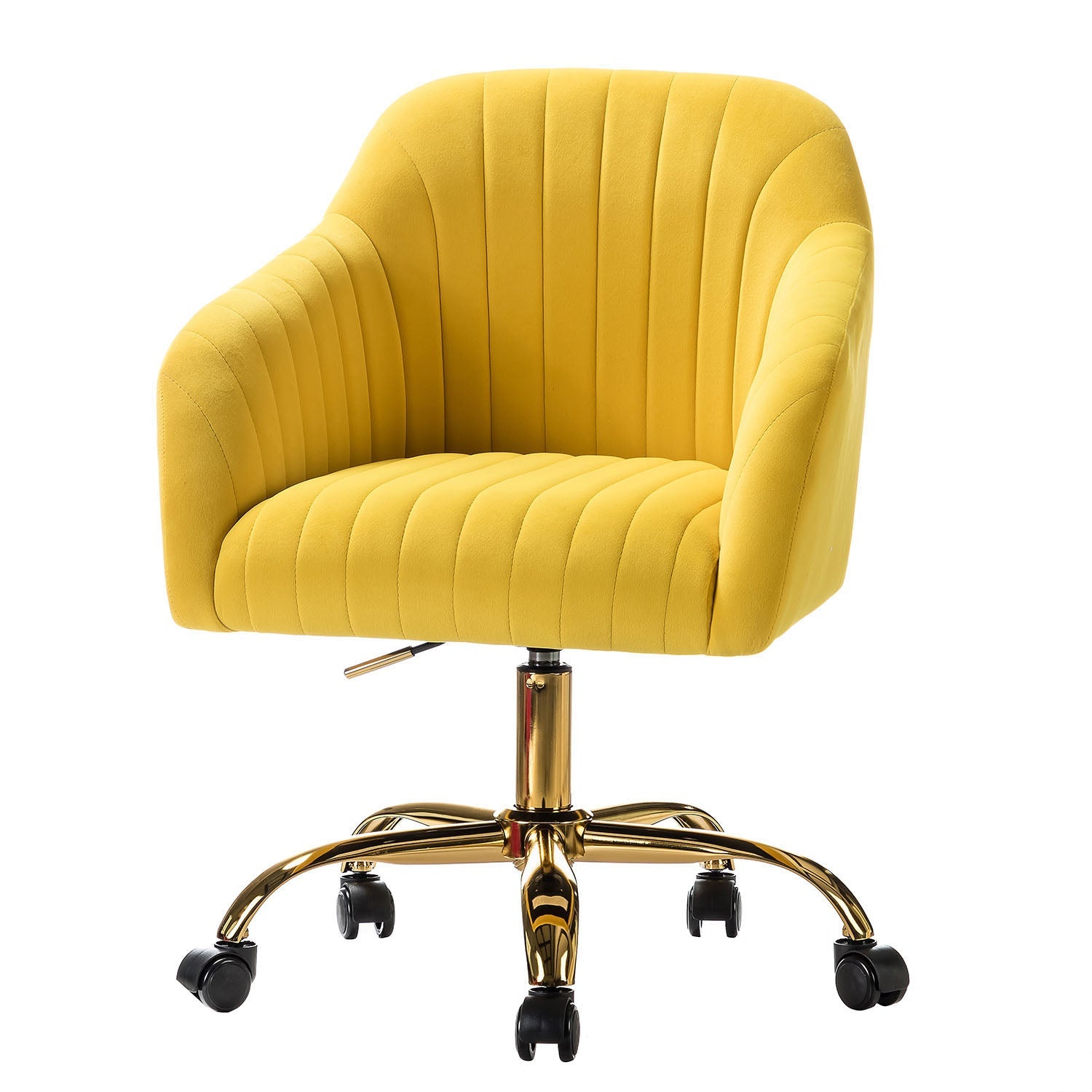 Bright Velvet Office Chair