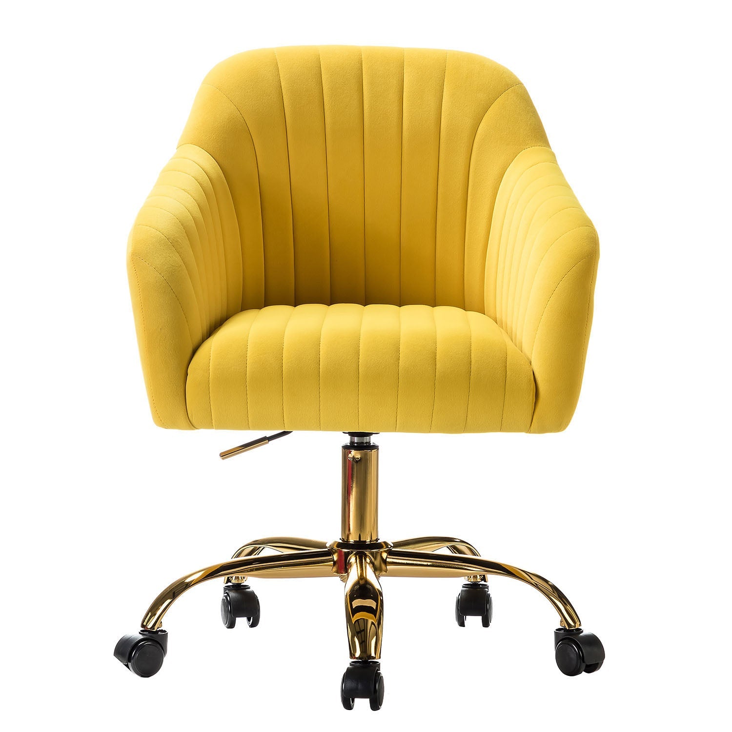 Bright Velvet Office Chair