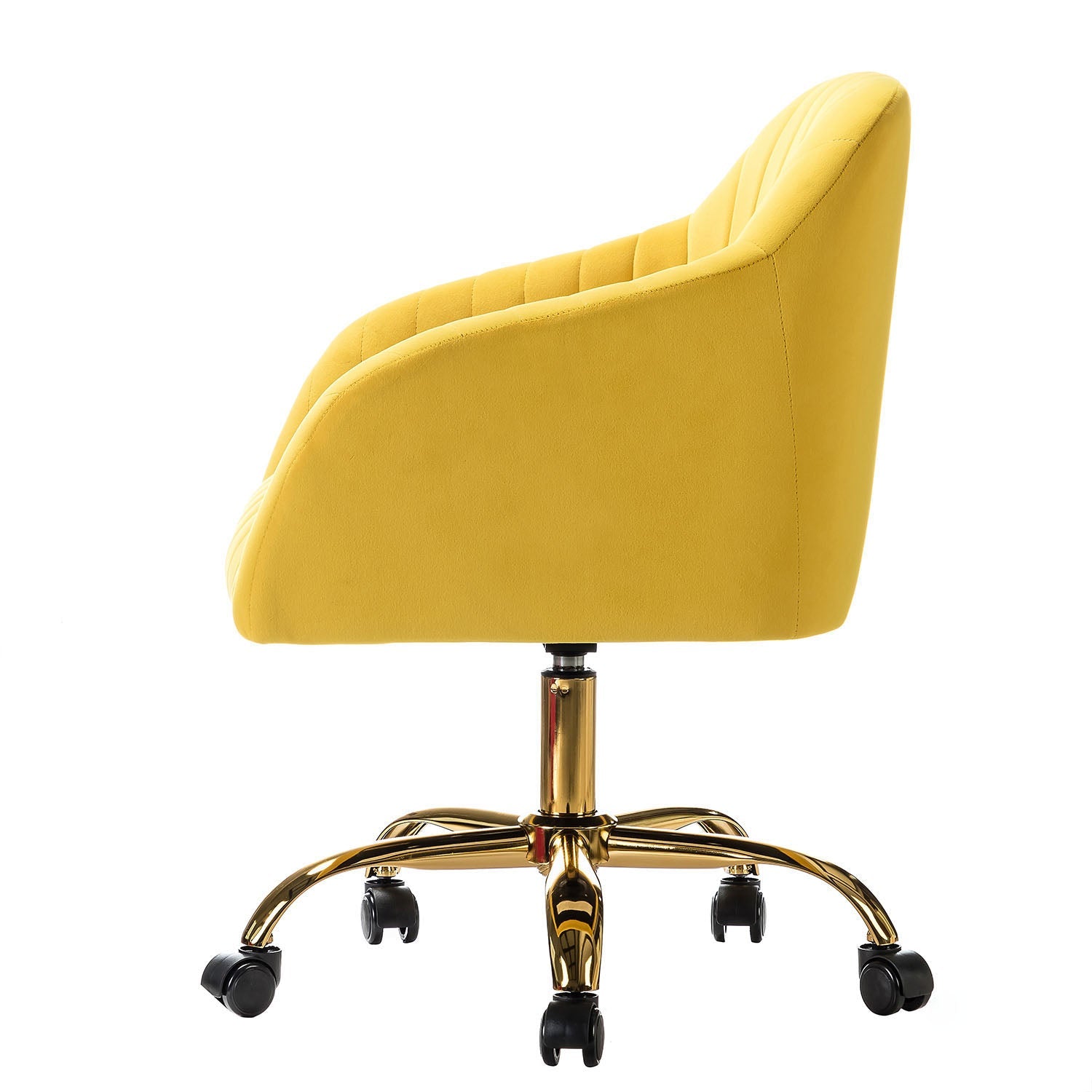 Bright Velvet Office Chair