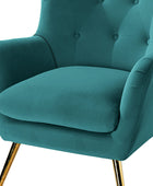 Isabelle Wingback Velvet Armchair