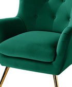 Isabelle Wingback Velvet Armchair