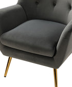 Isabelle Wingback Velvet Armchair