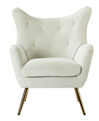 Isabelle Wingback Velvet Armchair