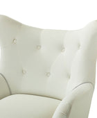 Isabelle Wingback Velvet Armchair