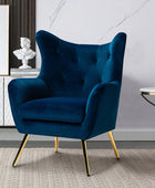 Isabelle Wingback Velvet Armchair