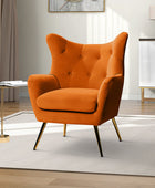 Isabelle Wingback Velvet Armchair