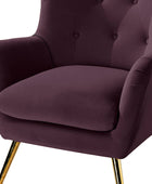 Isabelle Wingback Velvet Armchair