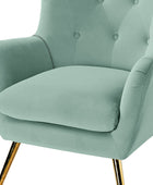 Isabelle Wingback Velvet Armchair