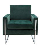 Chariclo Velvet Armchair - Hulala Home