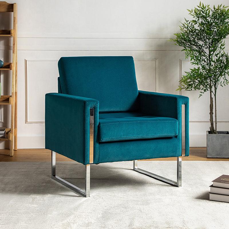 Chariclo Velvet Armchair - Hulala Home