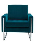 Chariclo Velvet Armchair - Hulala Home