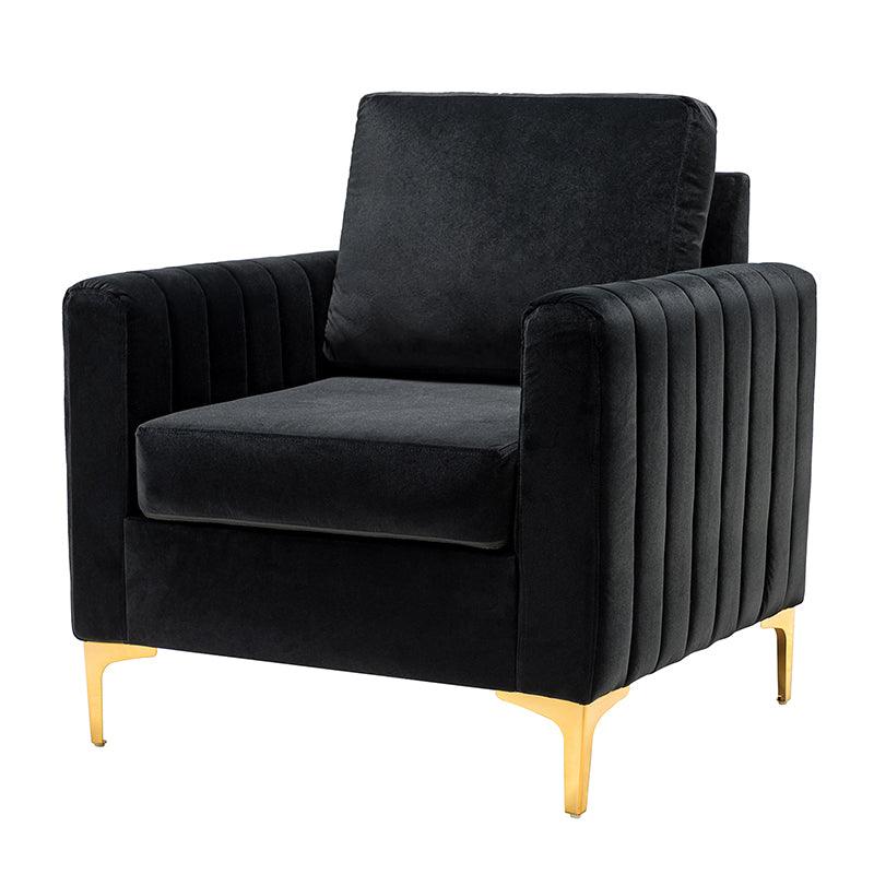 Didyme Velvet Club Chair - Hulala Home