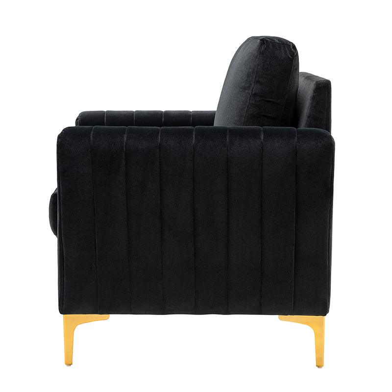 Didyme Velvet Club Chair - Hulala Home