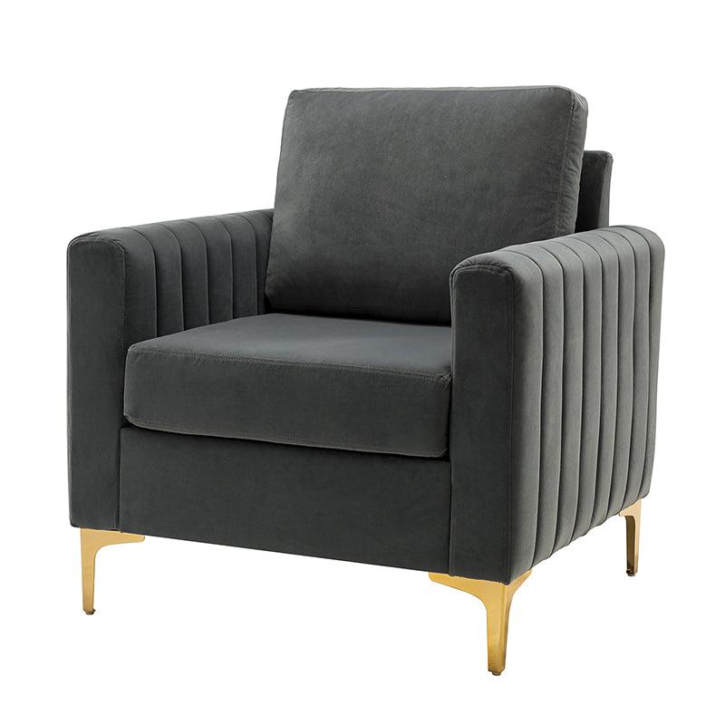 Didyme Velvet Club Chair - Hulala Home