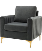 Didyme Velvet Club Chair - Hulala Home