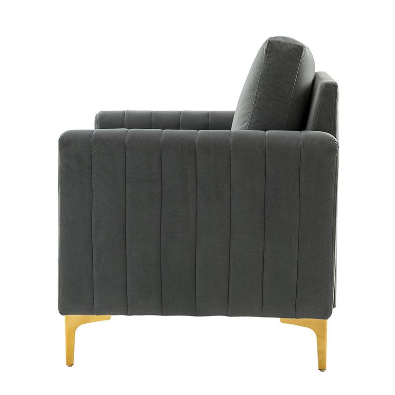 Didyme Velvet Club Chair - Hulala Home