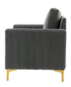 Didyme Velvet Club Chair - Hulala Home