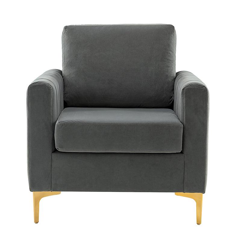 Didyme Velvet Club Chair - Hulala Home