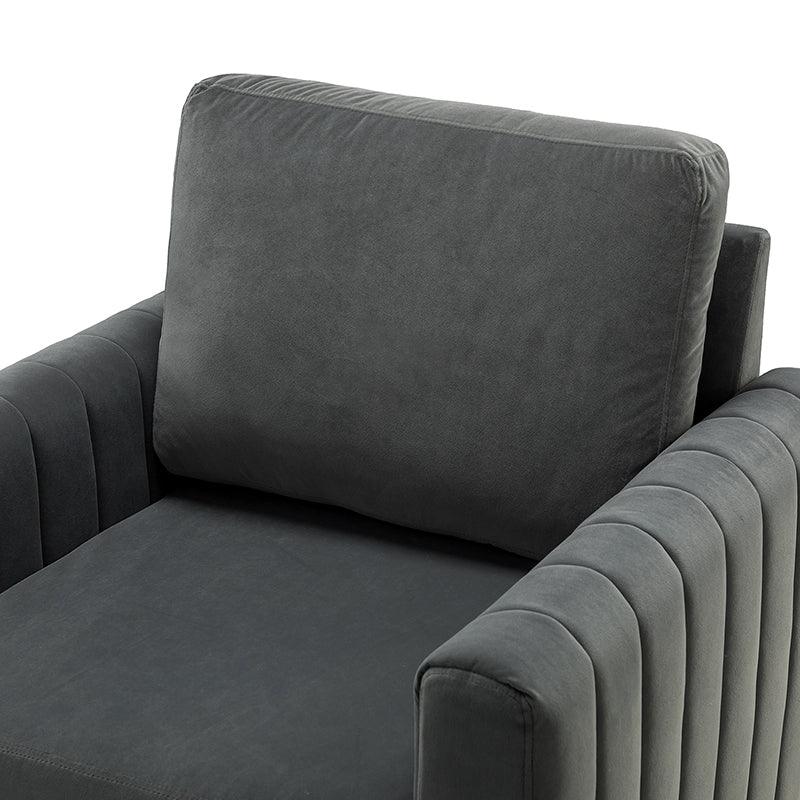 Didyme Velvet Club Chair - Hulala Home