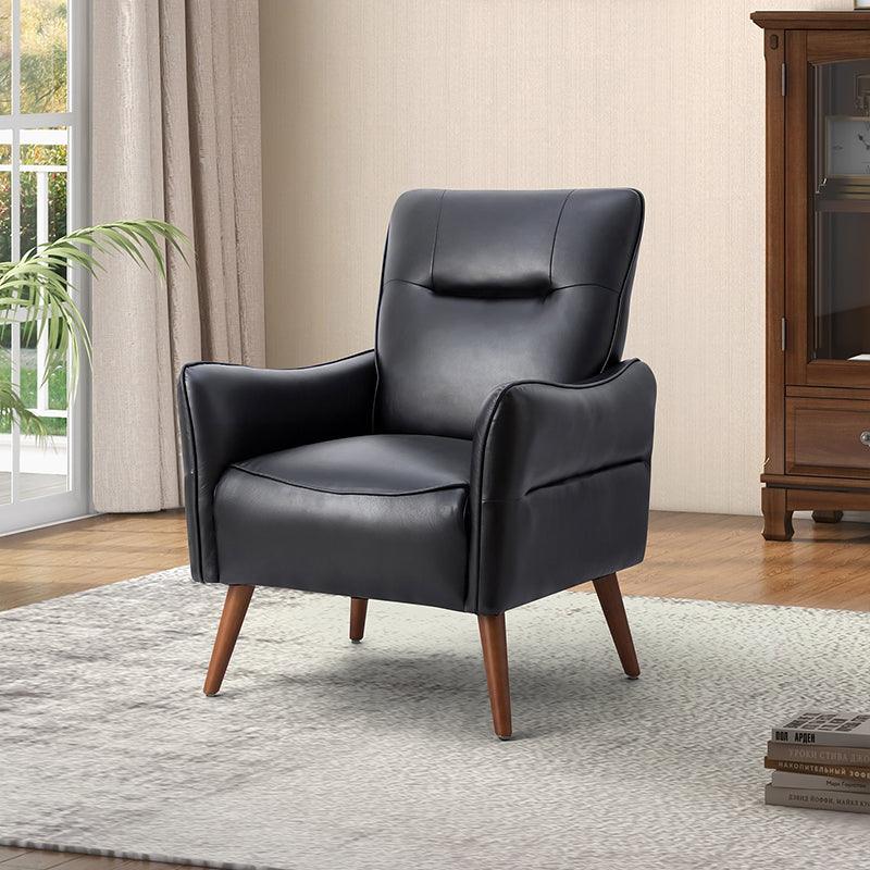 Clara Vegan Leather Armchair - Hulala Home