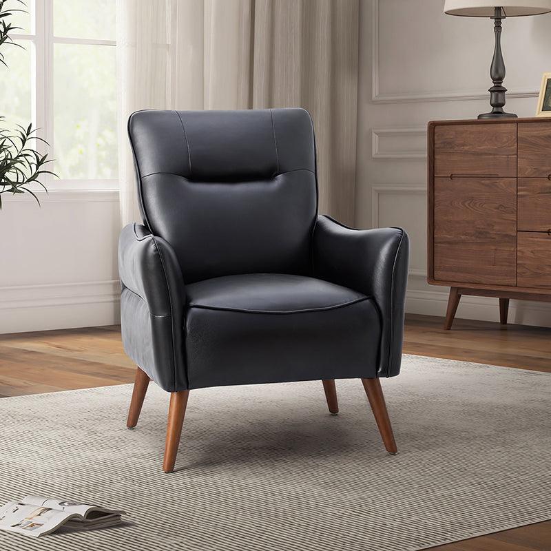 Clara Vegan Leather Armchair - Hulala Home