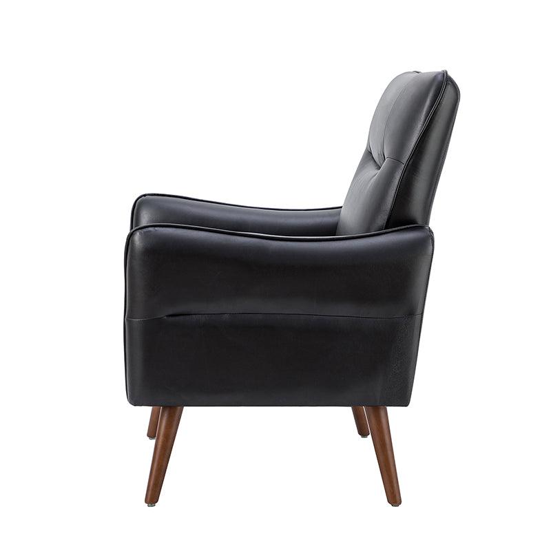 Clara Vegan Leather Armchair - Hulala Home