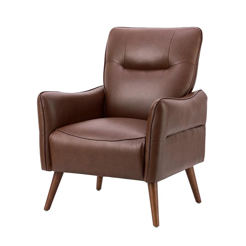 Clara Vegan Leather Armchair - Hulala Home