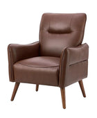 Clara Vegan Leather Armchair - Hulala Home