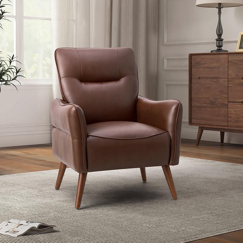 Clara Vegan Leather Armchair - Hulala Home