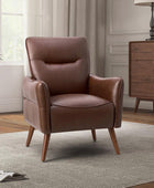 Clara Vegan Leather Armchair - Hulala Home